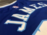 Los Angeles Lakers Blue Latin Night #23 James  round neck  NBA Jerseys 2023