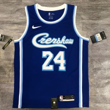 Los Angeles Lakers Kobe #24 BRYANT  Blue Retro  Latin NBA Jersey