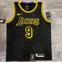 Los Angeles Lakers Snake Pattern#9 RONDO 1:1 Quality NBA Season Jerseys