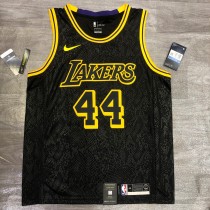 Los Angeles Lakers Black Mamba Great Snake Edition #44  WEST 1:1 Quality NBA Season Jerseys