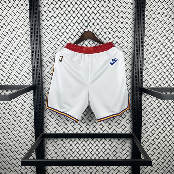 Golden State Warriors  White 1:1 Quality NBA Pants 2025
