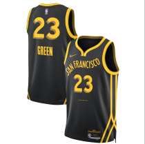 Golden State Warriors BLACK City Edition #23 GREEN 1:1 Quality NBA Season Jerseys 2024