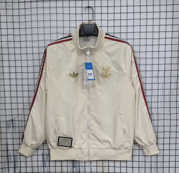 Flamengo Windbreaker  Yellow 1:1 Quality Soccer Jersey  25-26