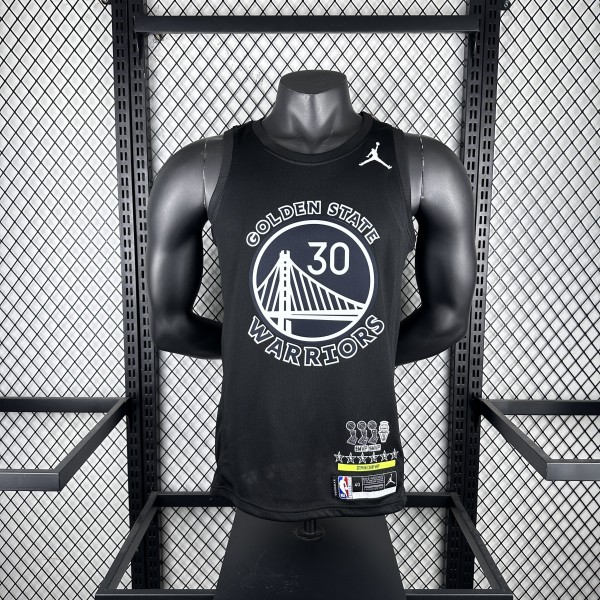 Golden State Warriors BLACK Honor Edition #30 GREEN  1:1 Quality NBA Season Jerseys