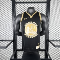 Golden State Warriors BLACK Honor Edition #30 GREEN  1:1 Quality NBA Season Jerseys 2024
