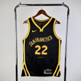 Golden State Warriors BLACK City Edition #22 WIGGINS 1:1 Quality NBA Season Jerseys 2024