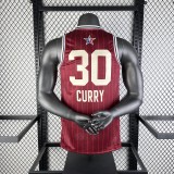 Golden State Warriors Red All-Star #30 GREEN  1:1 Quality NBA Season Jerseys 2024
