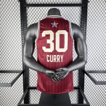 Golden State Warriors Red All-Star #30 GREEN  1:1 Quality NBA Season Jerseys 2024