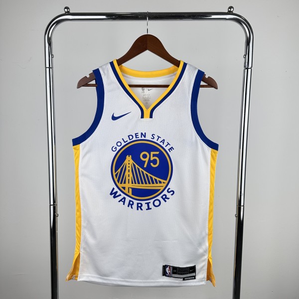 Golden State Warriors  white #95 ANDERSON  1:1 Quality NBA Season Jerseys 2023