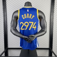 Golden State Warriors  V-neck blue #2974 CURRY 1:1 Quality NBA Season Jerseys 2023
