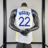 Golden State Warriors  V-neck White #22 WIGGINS 1:1 Quality NBA Season Jerseys 2023