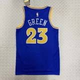 Golden State Warriors Blue Retro  #23 GREEN 1:1 Quality NBA Season Jerseys 2024