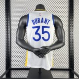 Golden State Warriors  V-neck White #35 DURANT 1:1 Quality NBA Season Jerseys 2023