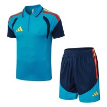 Adidas Clover  (Spain) Training Blue With Pants Sets Player 1:1 Quality Soccer Jersey  26-27（2026）