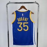 Golden State Warriors  V-neck blue #35 DURANT 1:1 Quality NBA Season Jerseys 2023