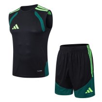 Adidas Clover Vest   (Mexico) Training Black With Pants Sets Player 1:1 Quality Soccer Jersey  26-27（2026）