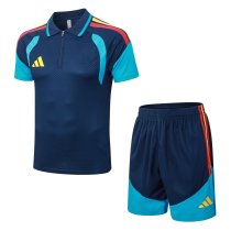 Adidas Clover  (Spain) Training Blue With Pants Sets Player 1:1 Quality Soccer Jersey  26-27（2026）