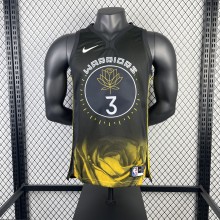 Golden State Warriors BLACK City Edition #3 PAUL 1:1 Quality NBA Season Jerseys 2023