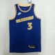 Golden State Warriors Blue Retro  #3 POOLE 1:1 Quality NBA Season Jerseys 2024