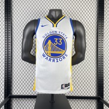 Golden State Warriors  V-neck White #33 WISEMAN 1:1 Quality NBA Season Jerseys 2023