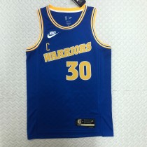 Golden State Warriors Blue Retro  #30 CURRY 1:1 Quality NBA Season Jerseys 2024
