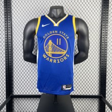 Golden State Warriors  V-neck blue #11 THOMPSON 1:1 Quality NBA Season Jerseys 2023