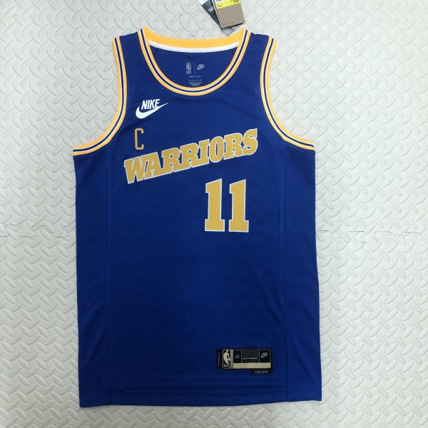 Golden State Warriors Blue Retro  #11 THOMPSON 1:1 Quality NBA Season Jerseys 2024