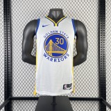 Golden State Warriors  V-neck White #30 CURRY 1:1 Quality NBA Season Jerseys 2023