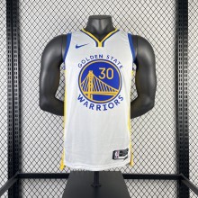 Golden State Warriors  V-neck White #30 CURRY 1:1 Quality NBA Season Jerseys 2023