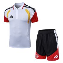 Adidas Clover  (Germany ) Training White With Pants Sets Player 1:1 Quality Soccer Jersey  26-27（2026）