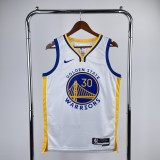 Golden State Warriors  V-neck White #30 CURRY 1:1 Quality NBA Season Jerseys 2023