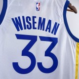 Golden State Warriors  V-neck White #33 WISEMAN 1:1 Quality NBA Season Jerseys 2023