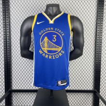 Golden State Warriors  V-neck blue #3 POOLE 1:1 Quality NBA Season Jerseys 2023