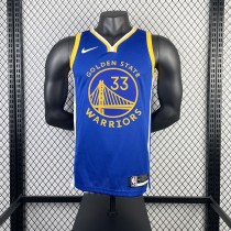 Golden State Warriors  V-neck blue #33 WISEMAN 1:1 Quality NBA Season Jerseys 2023
