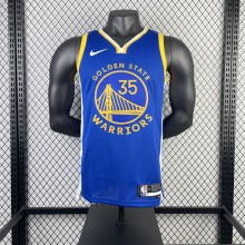 Golden State Warriors  V-neck blue #35 DURANT 1:1 Quality NBA Season Jerseys 2023