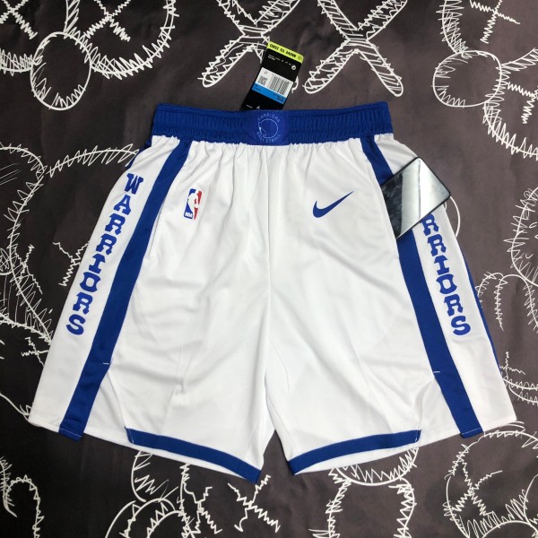 Golden State Warriors  Retro White 1:1 Quality NBA Pants
