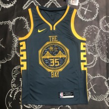 Golden State Warriors Grey Retro  #35 DURANT 1:1 Quality NBA Season Jerseys 2018