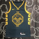 Golden State Warriors Grey Retro  #30 CURRY 1:1 Quality NBA Season Jerseys 2018