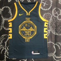 Golden State Warriors Grey Retro  #30 CURRY 1:1 Quality NBA Season Jerseys 2018