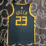 Golden State Warriors Grey Retro  #23 GREEN 1:1 Quality NBA Season Jerseys 2018