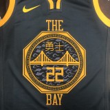 Golden State Warriors Grey Retro  #22 WIGGINS 1:1 Quality NBA Season Jerseys 2018