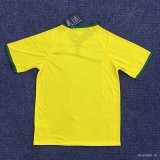 Retro Brazil  Home  1:1 Quality Soccer Jersey   2013-2014 (2014)