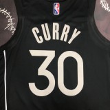 Golden State Warriors Black Honor Edition #30 CURRY 1:1 Quality NBA Season Jerseys