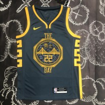 Golden State Warriors Grey Retro  #22 WIGGINS 1:1 Quality NBA Season Jerseys 2018