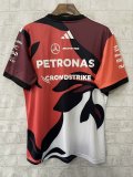 F1 Mercedes-Benz Red Short Sleeve Racing Suit 2025