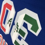 Golden State Warriors Blue Mexico Retro #30 CURRY 1:1 Quality NBA Season Jerseys