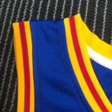 Golden State Warriors Blue Retro #3 POOLE 1:1 Quality NBA Season Jerseys 75 Year