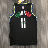 Golden State Warriors Black Mexico Retro #11 THOMPSON 1:1 Quality NBA Season Jerseys  2022