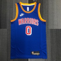 Golden State Warriors Blue Retro #0 PAYTON II 1:1 Quality NBA Season Jerseys 75 Year