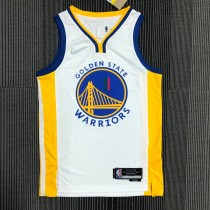 Golden State Warriors White Mexico Retro #11 THOMPSON 1:1 Quality NBA Season Jerseys  75 Year